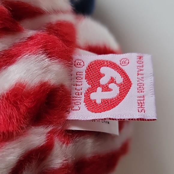 Ty Beanie Buddy Spangle(America Flag Bear), 1999 - Picture 6 of 8